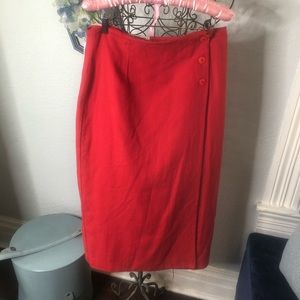 Vintage Worthington red skirt!